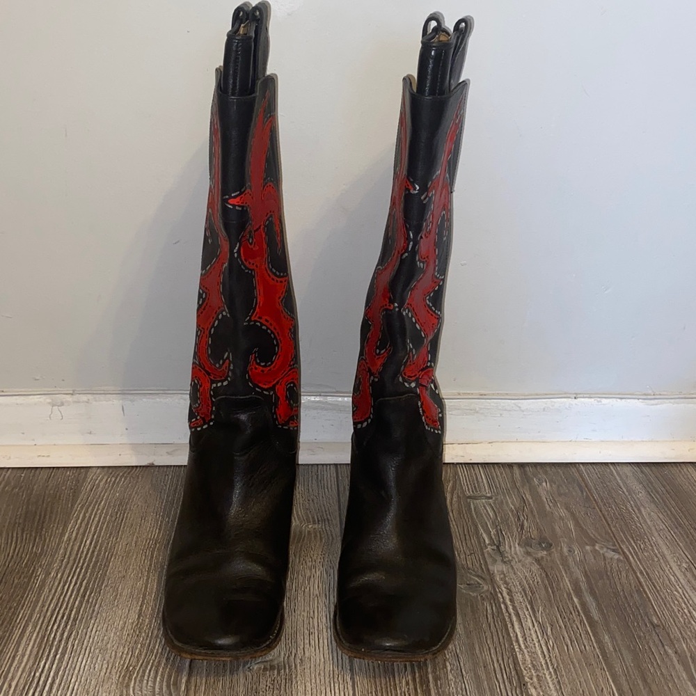 Frye Paige Black Leather Boots – Tall Leather Size 8.5 B - Picture 4 of 17